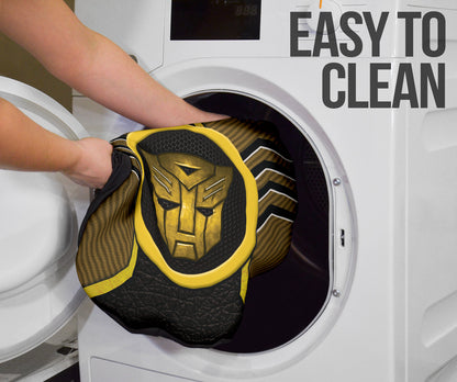 Gold and Black Transformers Autobots Logo Car Seat Covers Custom For Fans Style 1 213101