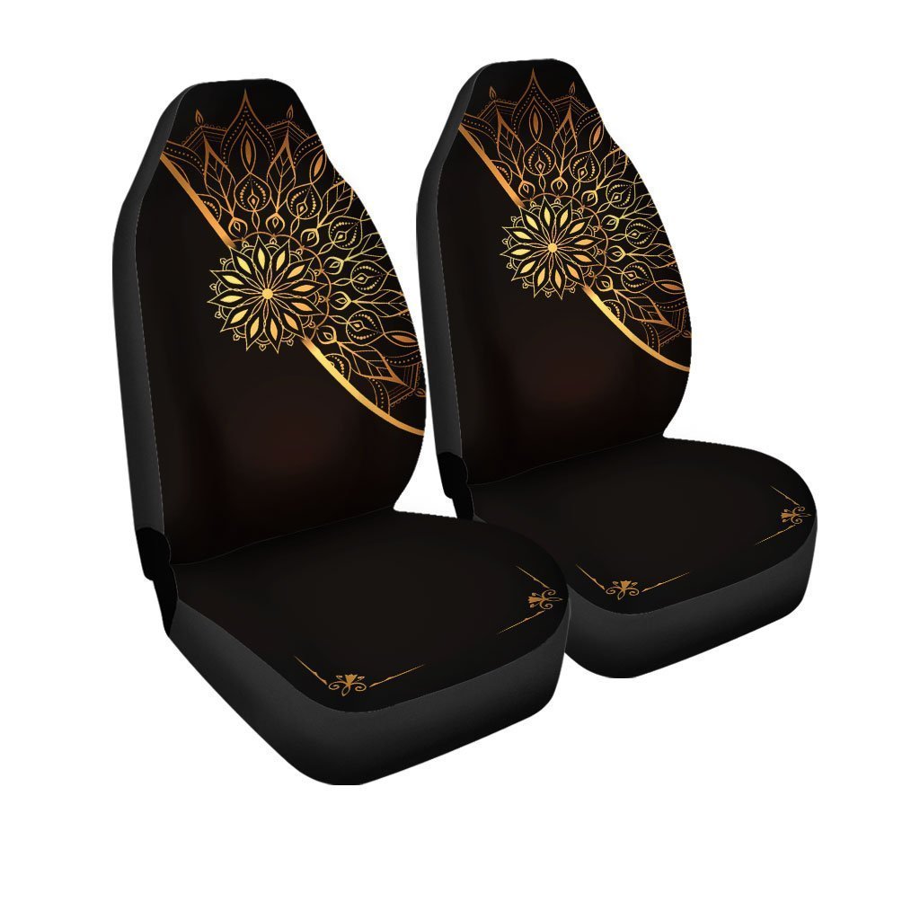 Golden Mandala Luxury Car Seat Covers Custom