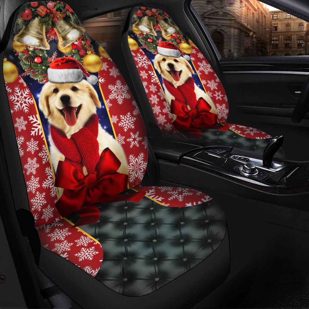 Golden Retriever Beagle Puppy Premium Custom Car Seat Covers Decor Protector