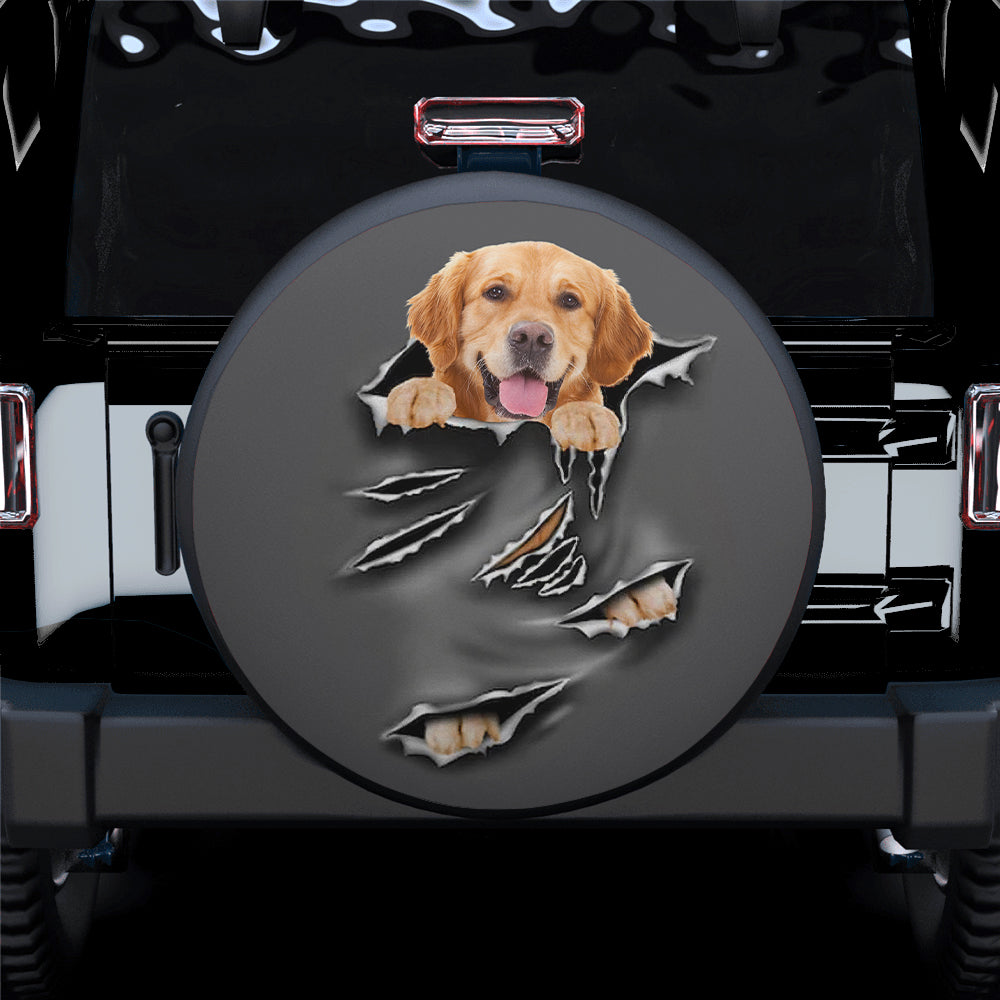Golden Retriever Car Spare Tire Cover