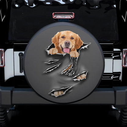 Golden Retriever Car Spare Tire Cover