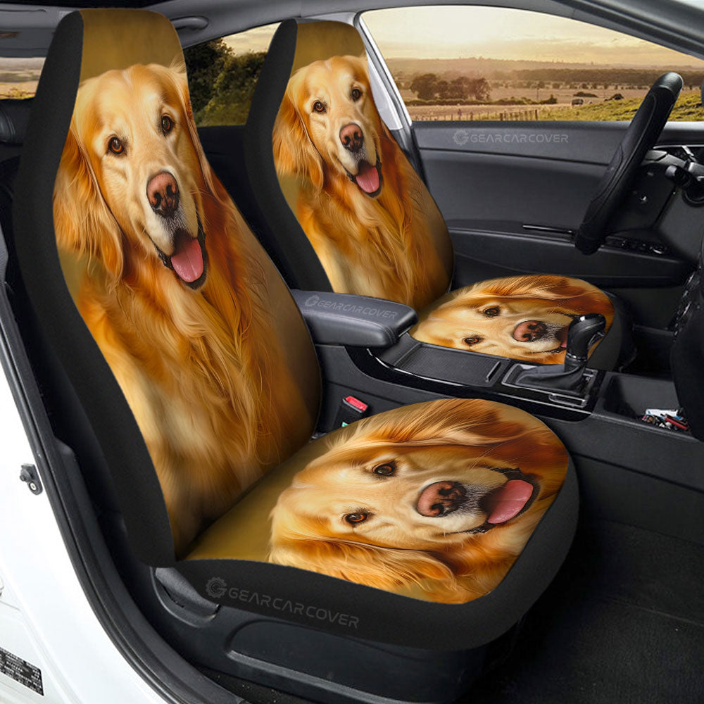 Golden Retriever Car Seat Covers Custom Car Accessories