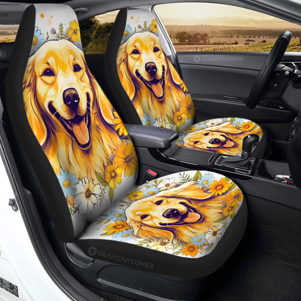 Golden Retriever Car Seat Covers Custom Car Accessories