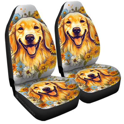 Golden Retriever Car Seat Covers Custom Car Accessories