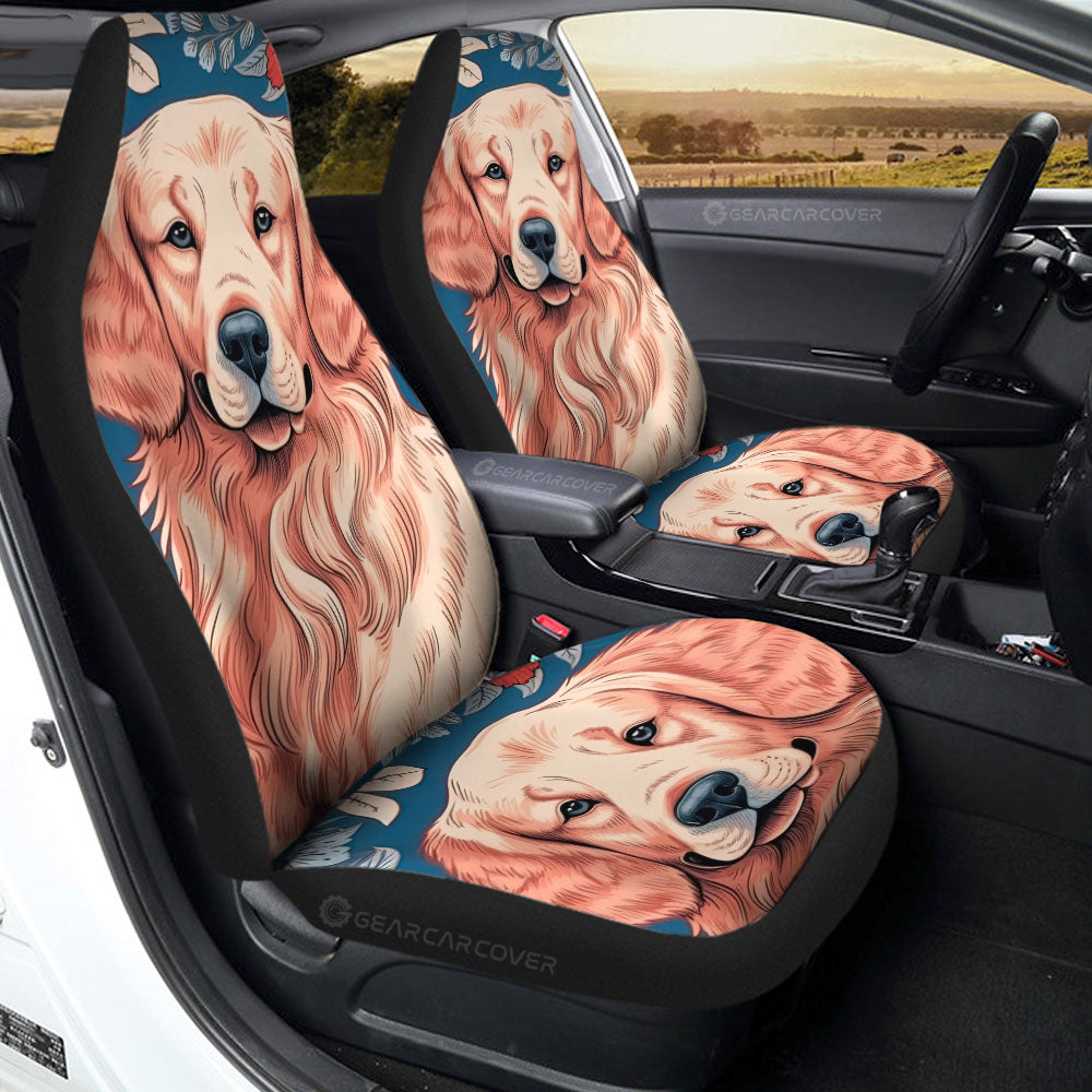 Golden Retriever Car Seat Covers Custom Car Accessories
