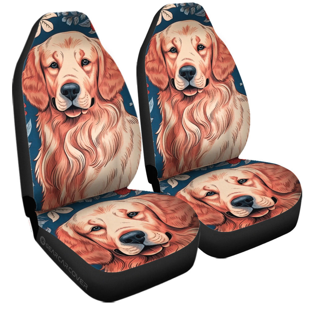 Golden Retriever Car Seat Covers Custom Car Accessories