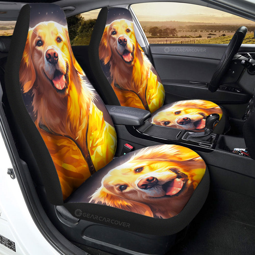 Golden Retriever Car Seat Covers Custom Car Accessories