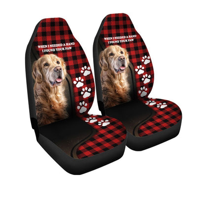 Golden Retriever Car Seat Covers Custom Dog Lover Car Accessories