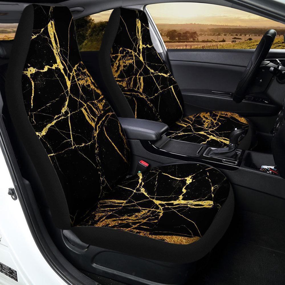 Golden Scratch Marble Car Seat Covers Custom Car Accessories