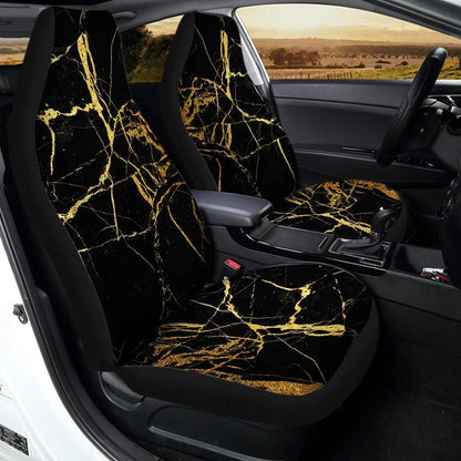 Golden Scratch Marble Car Seat Covers Custom Car Accessories