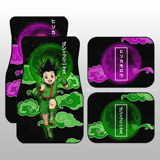 Gon Freecss And Hisoka Morow Car Floor Mats Custom Hunter x Hunter Anime Car Accessories