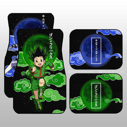 Gon Freecss And Killua Zoldyck Car Floor Mats Custom Hunter x Hunter Anime Car Accessories