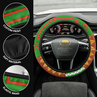 Gon Freecss Anime Steering Wheel Cover Custom Anime Hunter x Hunter Car Accessories