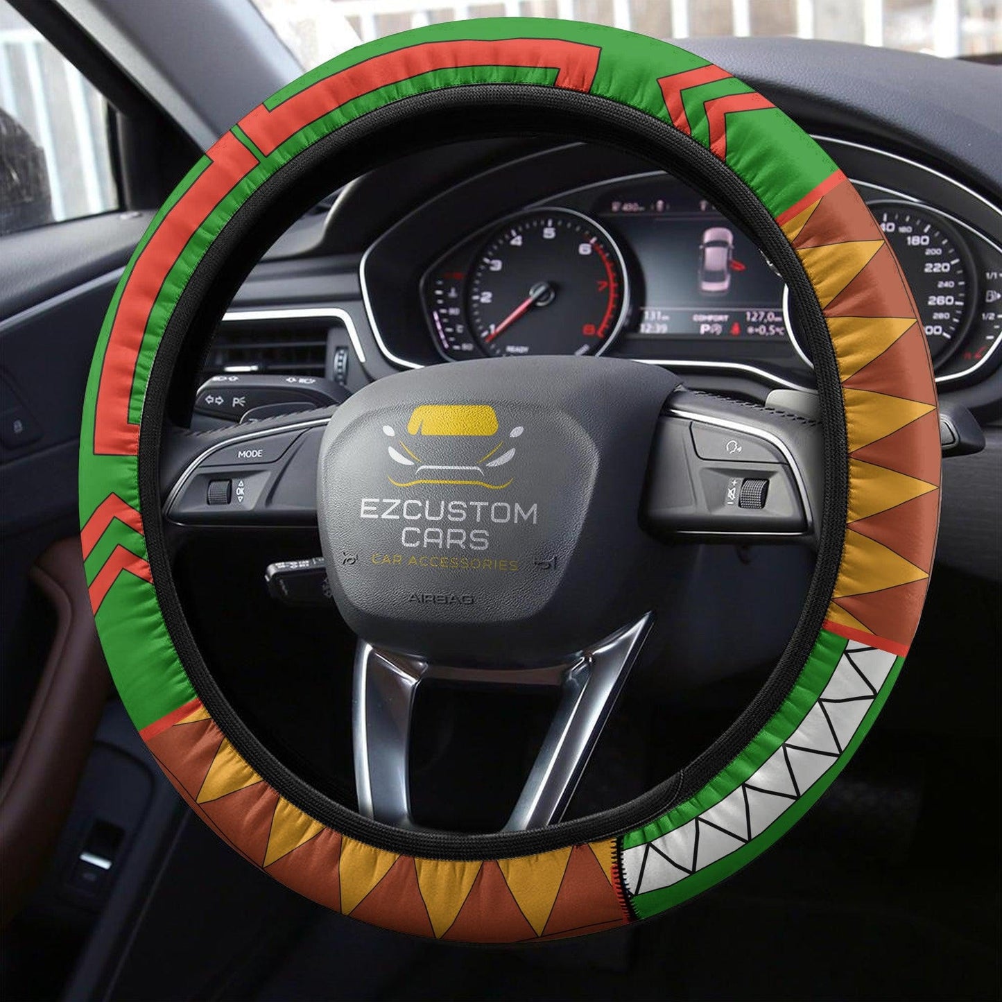 Gon Freecss Anime Steering Wheel Cover Custom Anime Hunter x Hunter Car Accessories