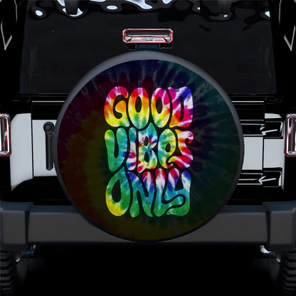Good Vibes Only Car Spare Tire Cover