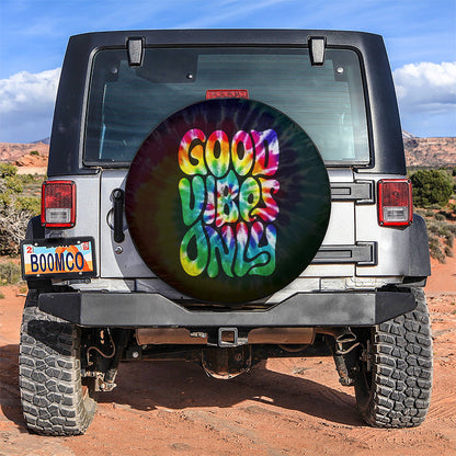 Good Vibes Only Car Spare Tire Cover