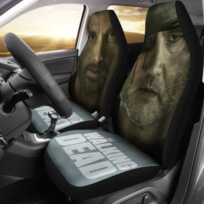 Governor Vs Rick Grimes The Walking Dead Car Seat Covers Mn05 Universal Fit 225721