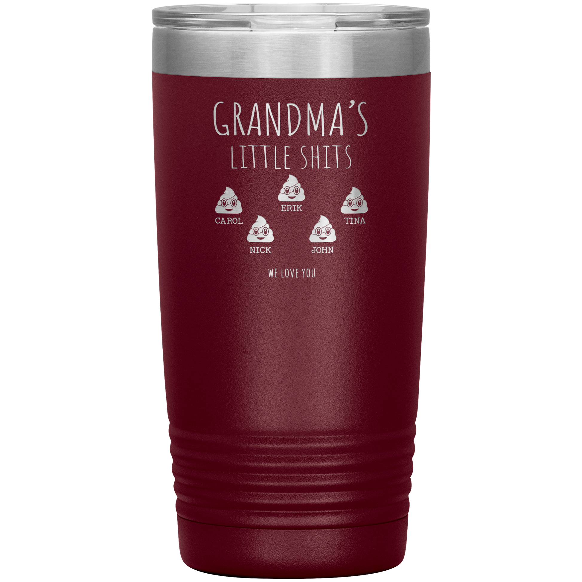 Grandma_Gift_20oz_Tumbler_Maroon_Mockup.png