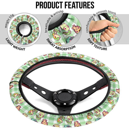Grass Car Steering Wheel Cover 3