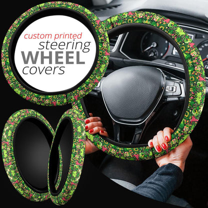 Grass Car Steering Wheel Cover