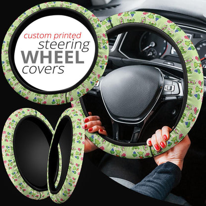 Grass Car Steering Wheel Cover