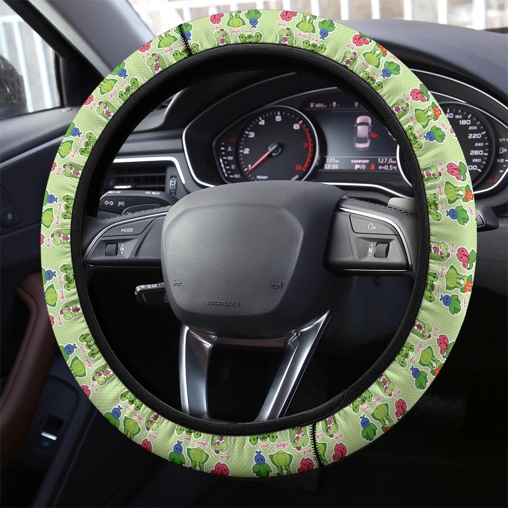 Grass Car Steering Wheel Cover