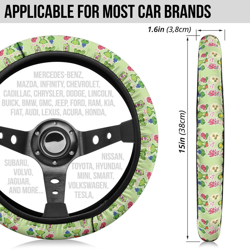 Grass Car Steering Wheel Cover
