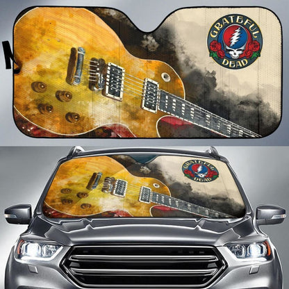 Grateful Dead Car Auto Sun Shade Guitar Rock Band Fan Universal Fit 174503