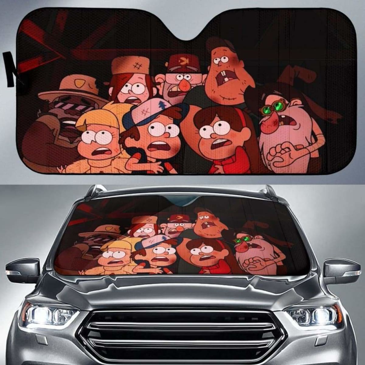 Gravity Falls Auto Sun Shade 918b Universal Fit