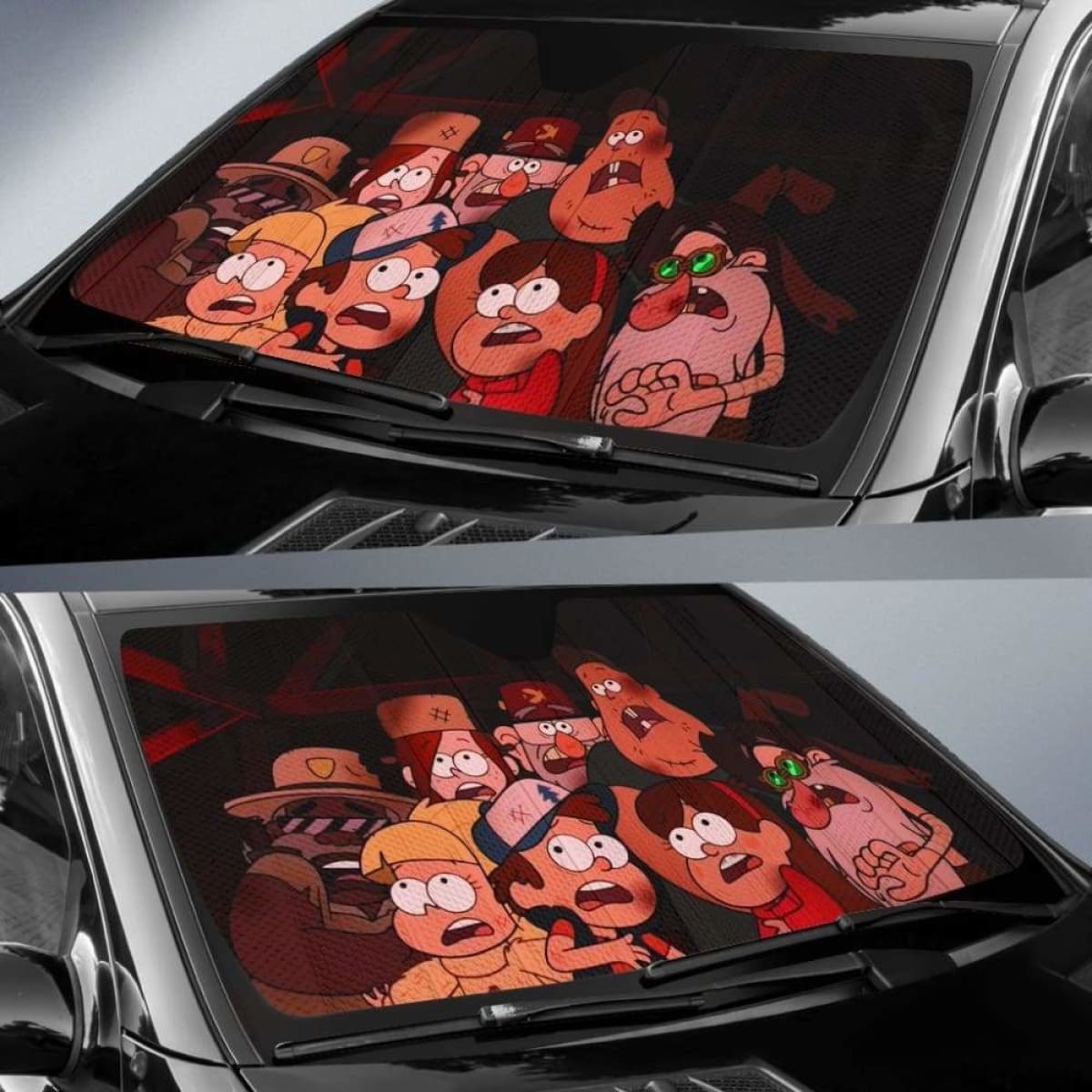Gravity Falls Auto Sun Shade 918b Universal Fit