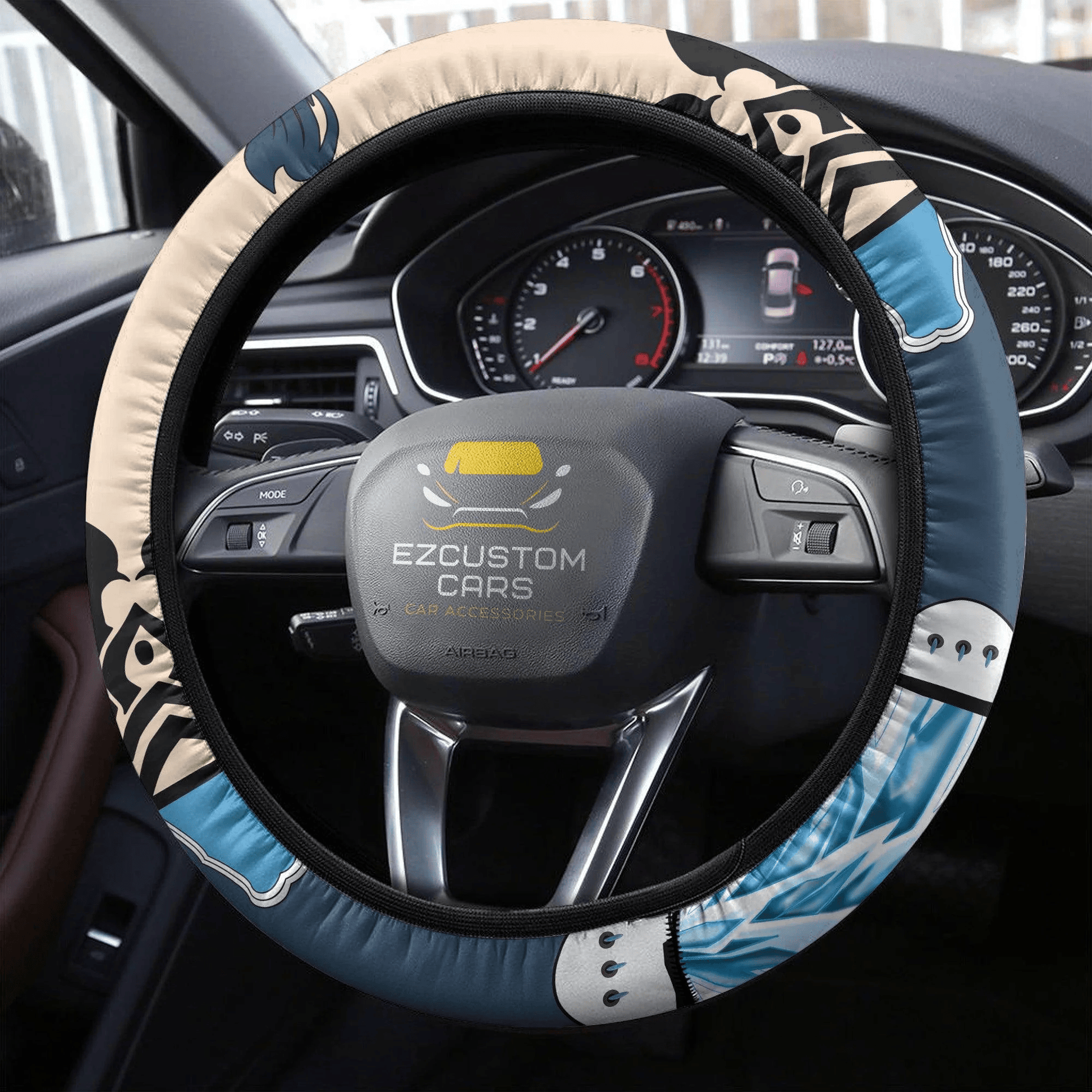 Gray Fullbuster Fairy Tail Anime Steering Wheel Cover
