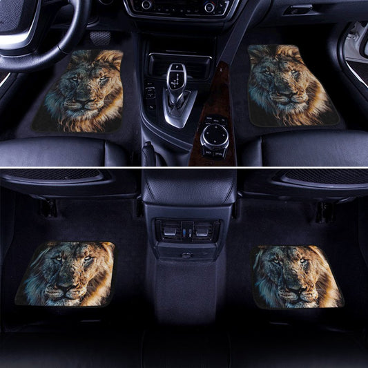 Great Dad Lion Car Floor Mats Custom Car Accessories Gift For Dad