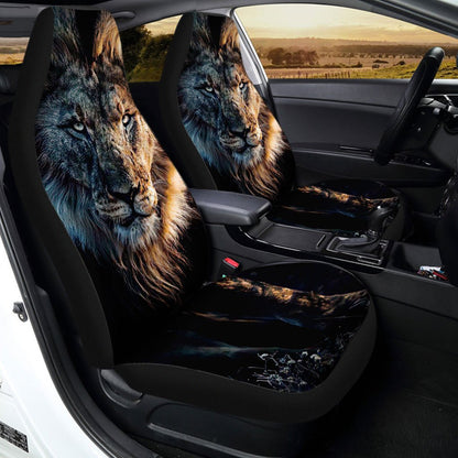 Great Dad Lion Car Seat Covers Custom Car Accessories Gift For Dad