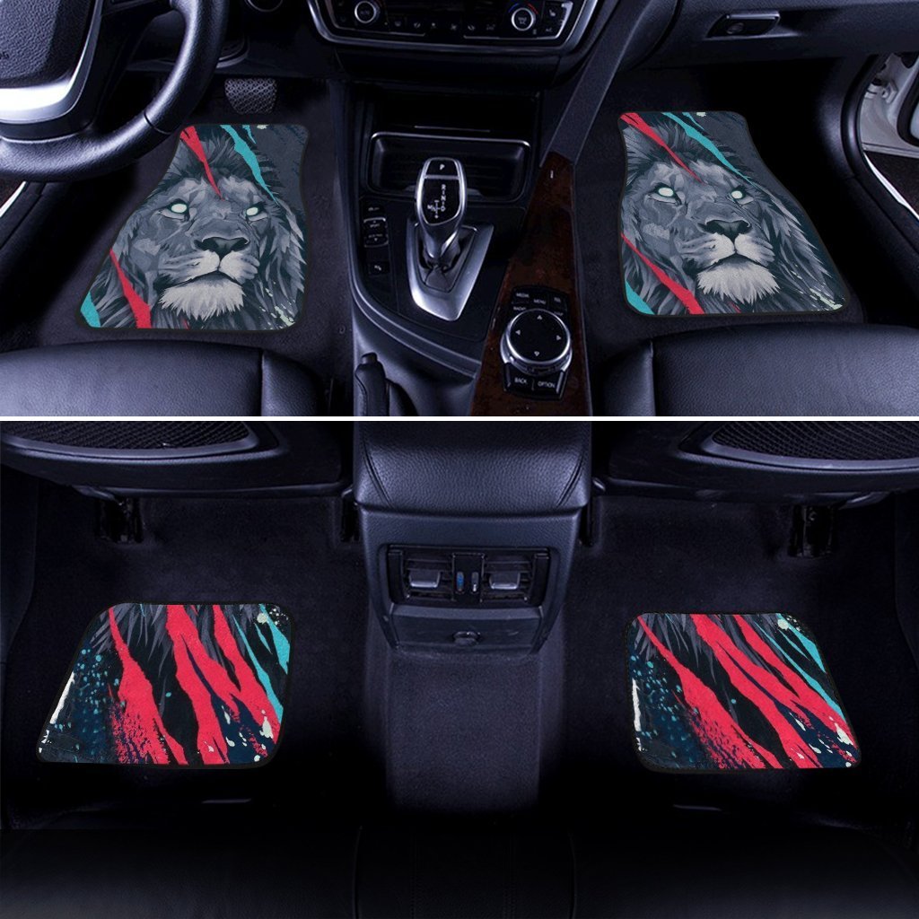 Great Gift For Dad Lion Car Floor Mats Custom Car Accessories