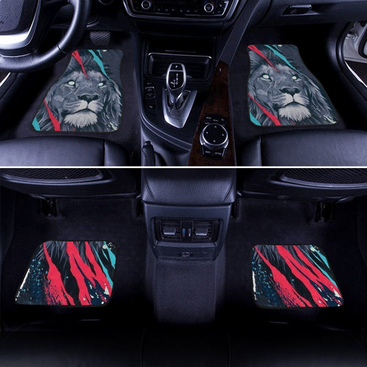 Great Gift For Dad Lion Car Floor Mats Custom Car Accessories