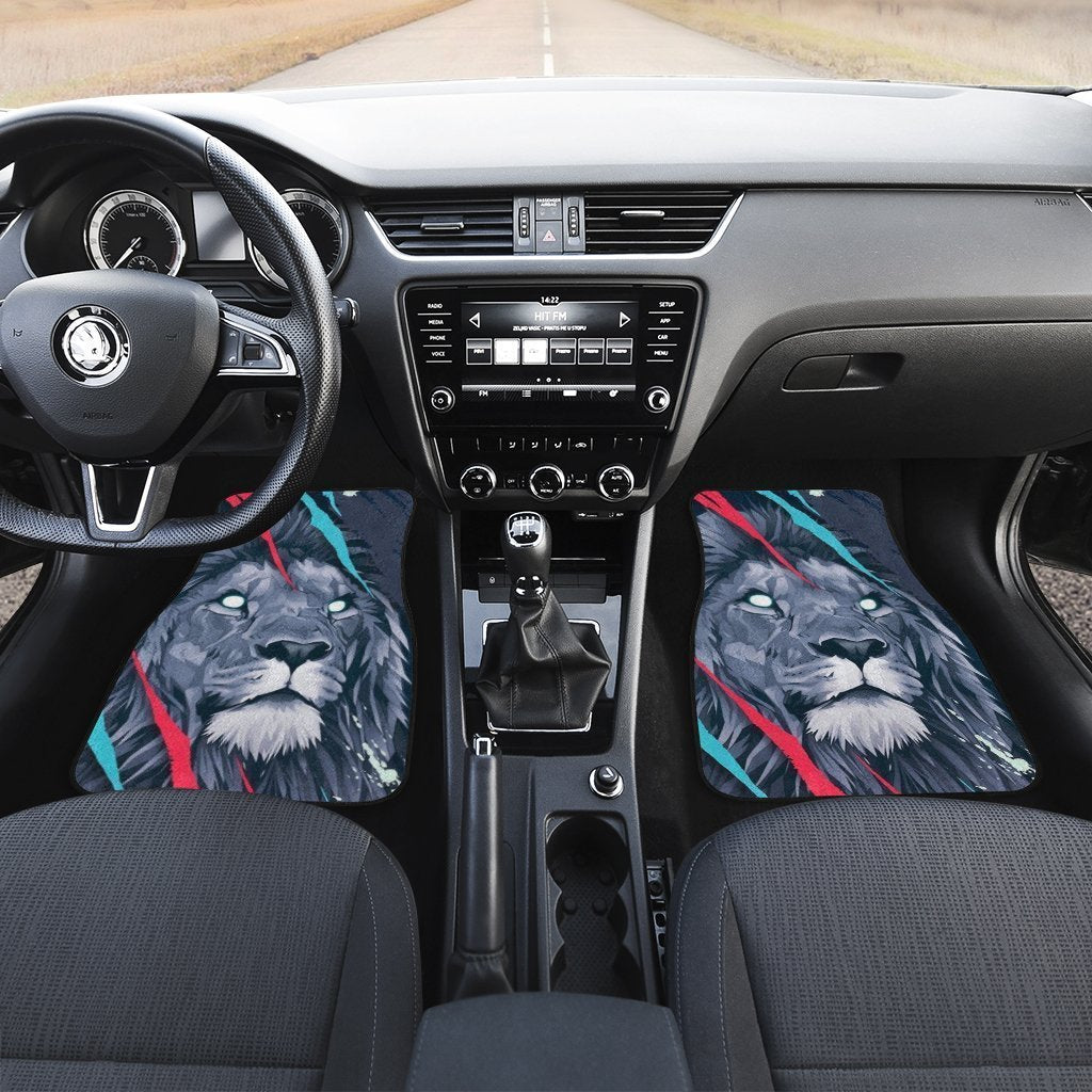 Great Gift For Dad Lion Car Floor Mats Custom Car Accessories