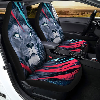 Great Gift For Dad Lion Car Seat Covers Custom Car Accessories