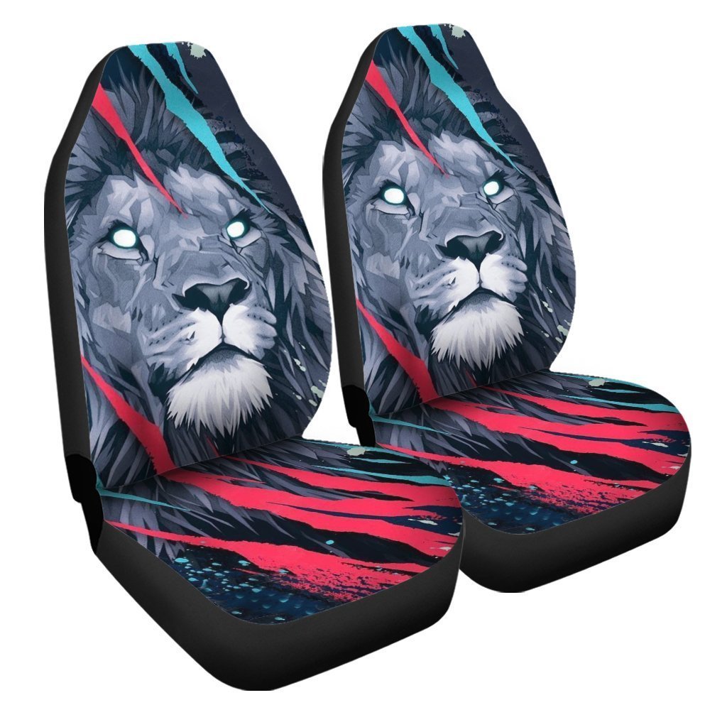 Great Gift For Dad Lion Car Seat Covers Custom Car Accessories