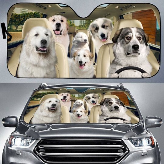 Great Pyrenees All Over Printed 3D Sun Shade