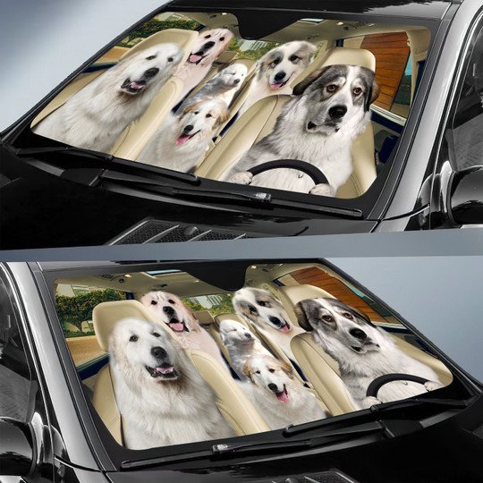 Great Pyrenees All Over Printed 3D Sun Shade