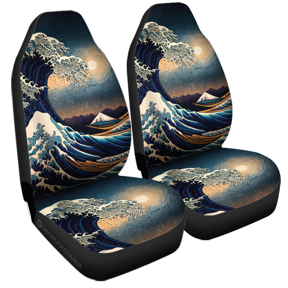 Great Wave Kanagawa Car Seat Covers Custom Car Accessories