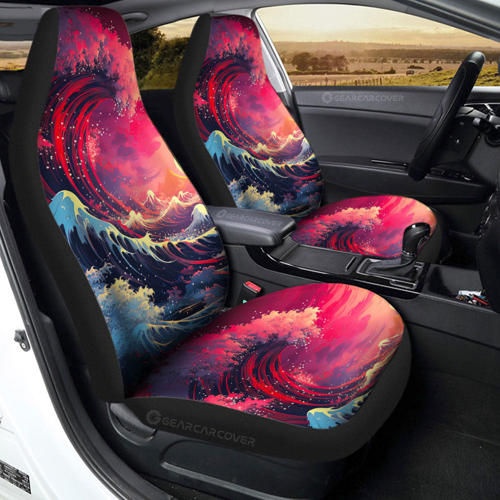 Great Wave Kanagawa Car Seat Covers Custom Car Accessories