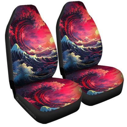 Great Wave Kanagawa Car Seat Covers Custom Car Accessories