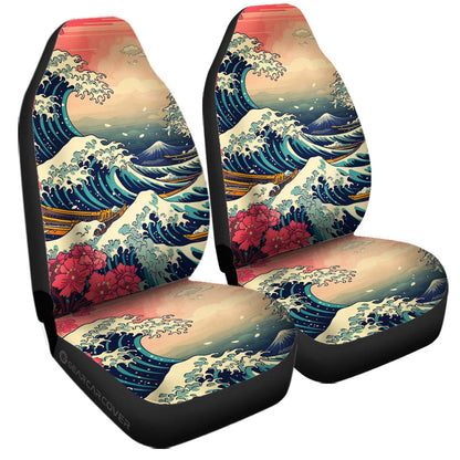 Great Wave Kanagawa Car Seat Covers Custom Car Accessories