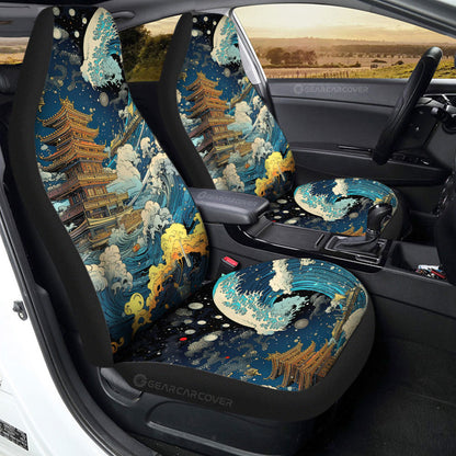 Great Wave Kanagawa Car Seat Covers Custom Car Accessories