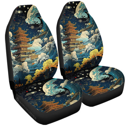 Great Wave Kanagawa Car Seat Covers Custom Car Accessories