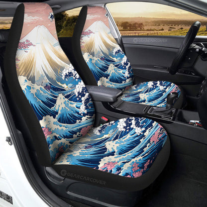 Great Wave Kanagawa Car Seat Covers Custom Car Accessories