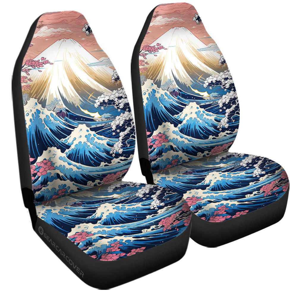 Great Wave Kanagawa Car Seat Covers Custom Car Accessories