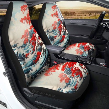 Great Wave Kanagawa Car Seat Covers Custom Car Accessories