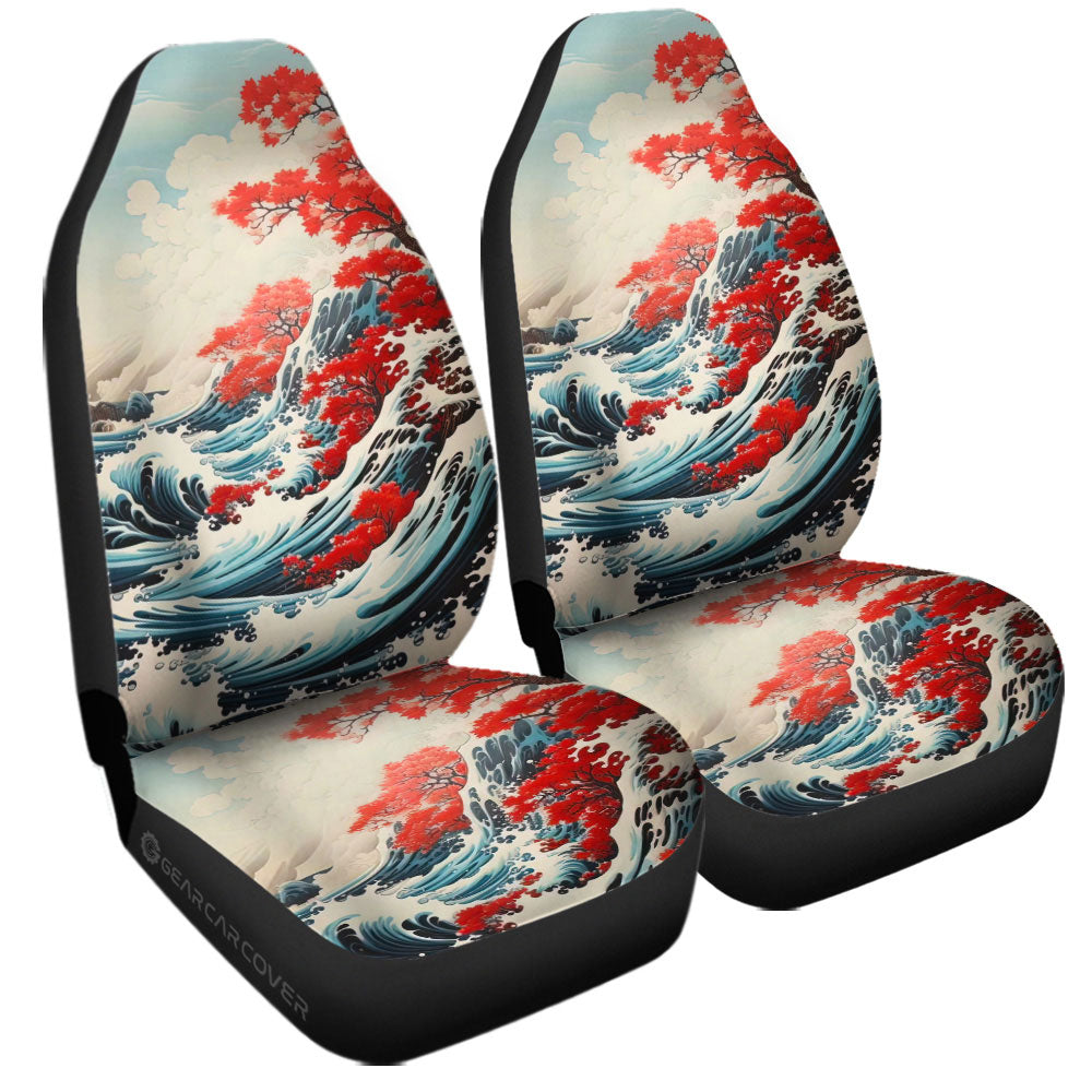 Great Wave Kanagawa Car Seat Covers Custom Car Accessories